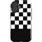 Checkerboard Split iPhone 16 Plus Impact Case