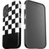 Checkerboard Split iPhone 16 Plus Impact Case