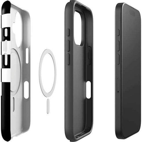 Checkerboard Split iPhone 16 Plus Magsafe Impact Case