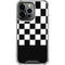 Checkerboard Split iPhone 16 Pro Clear Case
