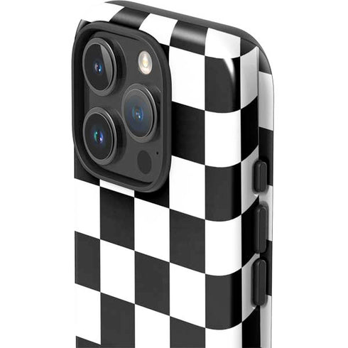 Checkerboard Split iPhone 16 Pro Impact Case
