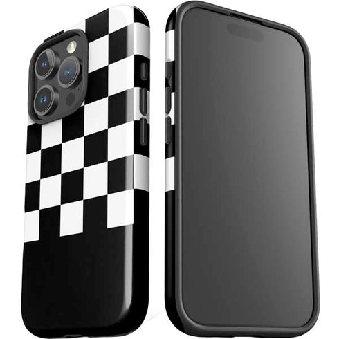 Checkerboard Split iPhone 16 Pro Impact Case