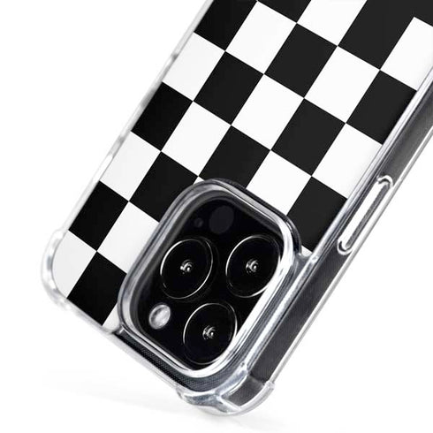 Checkerboard Split iPhone 16 Pro MagSafe Case