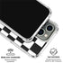 Checkerboard Split iPhone 16 Pro Max Clear Case