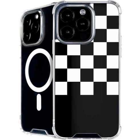 Checkerboard Split iPhone 16 Pro Max MagSafe Case
