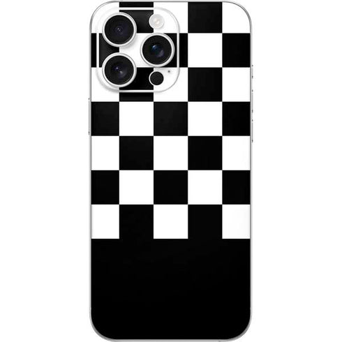 Checkerboard Split iPhone 16 Pro Max Skin