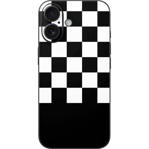 Checkerboard Split iPhone 16 Skin
