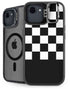 Checkerboard Split iPhone 16e Kickstand Case