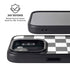 Checkerboard Split iPhone 16e Kickstand Case