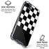 Checkerboard Split iPhone 16e Clear Case