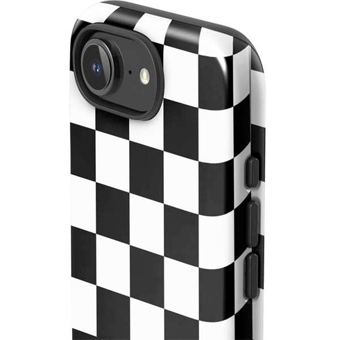 Checkerboard Split iPhone 16e Impact Case