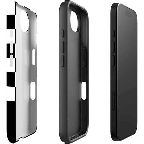 Checkerboard Split iPhone 16e Impact Case