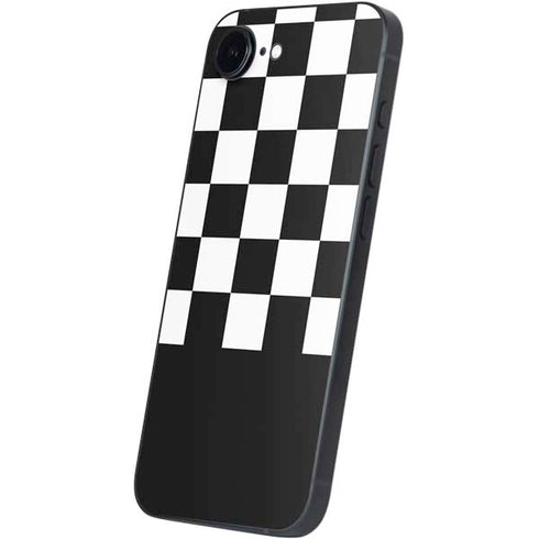 Checkerboard Split iPhone 16e Skin