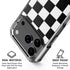 Checkerboard Split iPhone 18 Pro Clear Case
