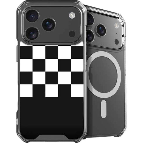 Checkerboard Split iPhone 18 Pro Max MagSafe Case
