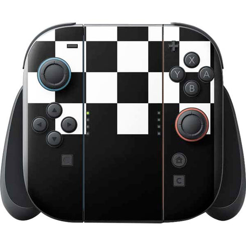 Checkerboard Split Nintendo Switch 2 (2025) with Joy-Con Skin