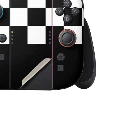 Checkerboard Split Nintendo Switch 2 (2025) Joy-Con Controller Skin