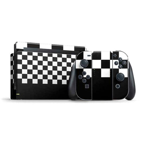 Checkerboard Split Nintendo Skins