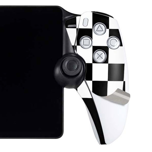 Checkerboard Split PlayStation Portal Remote Player Skin