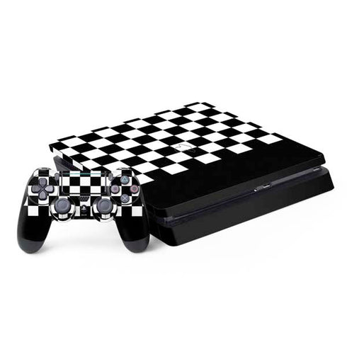 Checkerboard Split PlayStation PS4 Skins