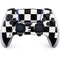 Checkerboard Split PS5 DualSense Edge Pro Controller Skin