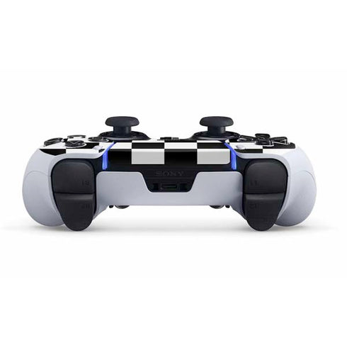 Checkerboard Split PS5 DualSense Edge Pro Controller Skin