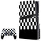 Checkerboard Split PS5 Pro Disk Bundle Skin