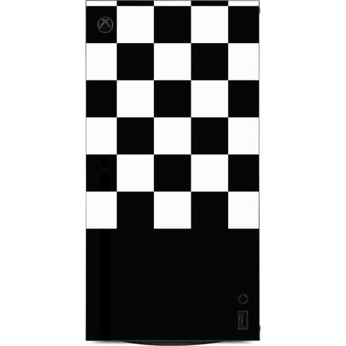 Checkerboard Split XBox Series X Digital Edition Console Skin