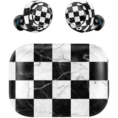 Checkered Marble Amazon Echo Buds Skin