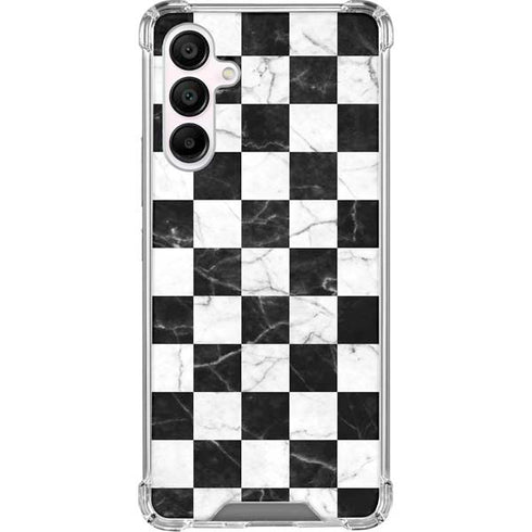 Checkered Marble Galaxy A16 5G Clear Case
