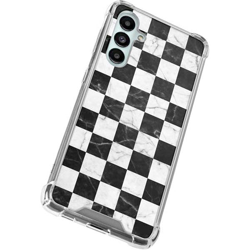 Checkered Marble Galaxy A16 5G Clear Case