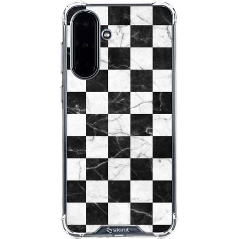 Checkered Marble Galaxy A36 5G Clear Case