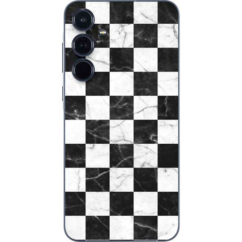 Checkered Marble Galaxy A55 5G Skin