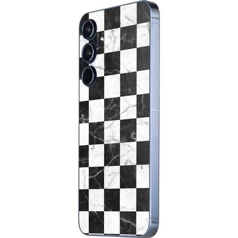 Checkered Marble Galaxy A55 5G Skin