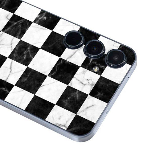 Checkered Marble Galaxy A55 5G Skin