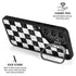 Checkered Marble Galaxy S25 Kickstand Case
