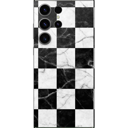 Checkered Marble Galaxy S25 Ultra Skin