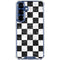 Checkered Marble Galaxy S25 Clear Case