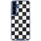 Checkered Marble Galaxy S25 Plus Clear Case