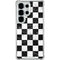 Checkered Marble Galaxy S25 Ultra Clear Case