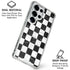 Checkered Marble Galaxy S26 Ultra Clear Case
