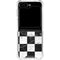 Checkered Marble Galaxy Z Flip6 Clear Case