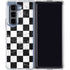 Checkered Marble Galaxy Z Fold5 5G Clear Case