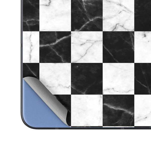 Checkered Marble Galaxy Z Fold5 5G Skin