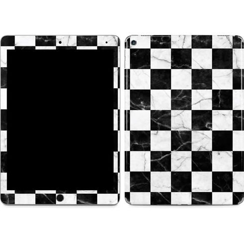 Checkered Marble iPad Skins