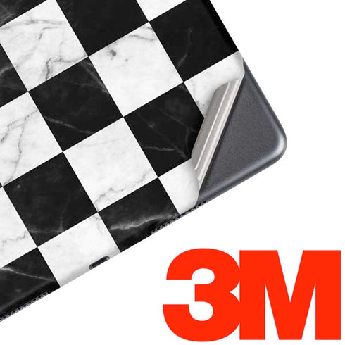 Checkered Marble iPad Skins