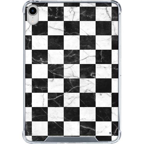 Checkered Marble iPad 11th Gen (2025) Clear Case