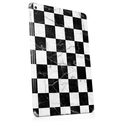 Checkered Marble Apple iPad Skin