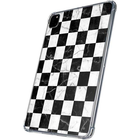 Checkered Marble iPad Pro 11in (2024) Clear Case