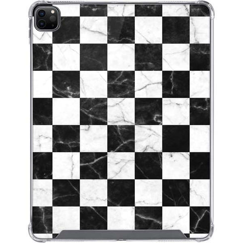 Checkered Marble iPad Cases